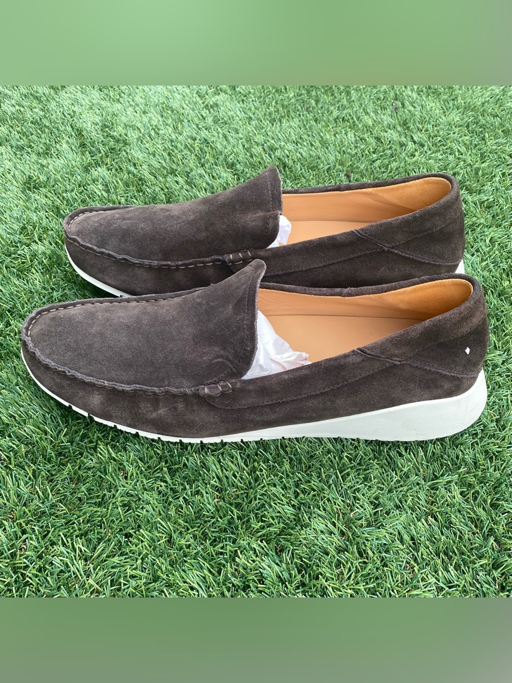 OluKai Ka'a Loafer Slip on Shoes Men's Size 15 Dark Brown Comfort Casual